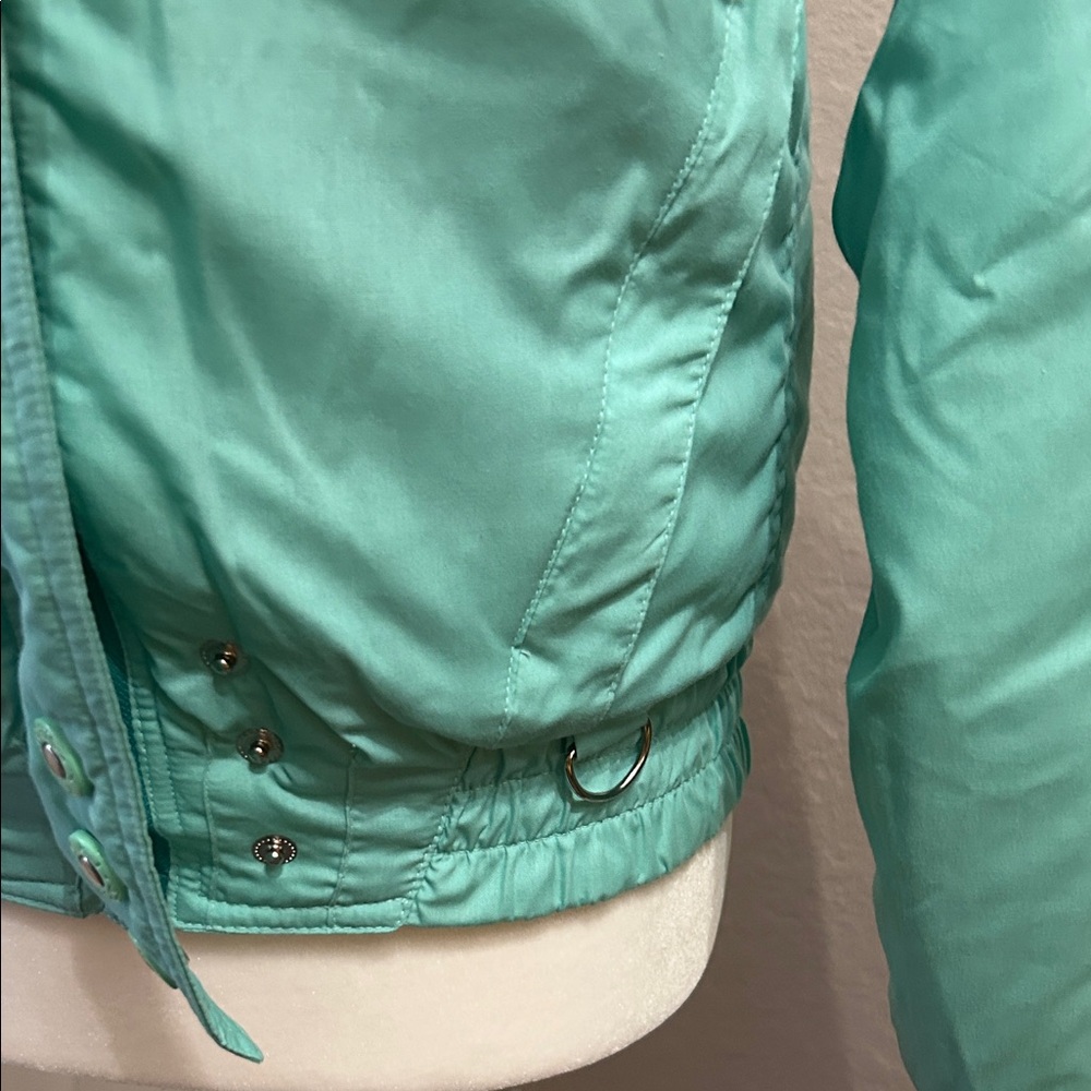 Ski Lion Women’s Mint and Teal 1980’s Ski Jacket - Picture 3 of 7